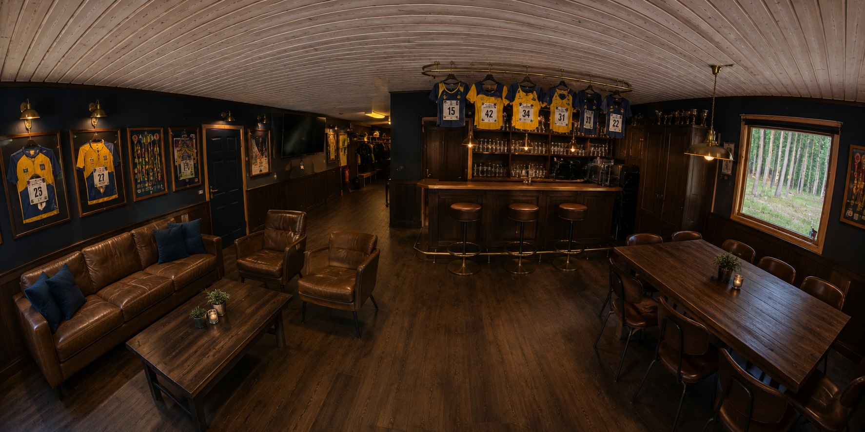06 Sportbaren, mot köket, visualisering